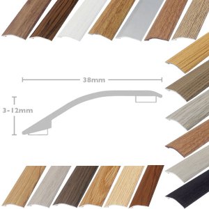 Ramp Reducer Laminate Threshold Door Bars Profile Edge Strip Plate Stick Down 
