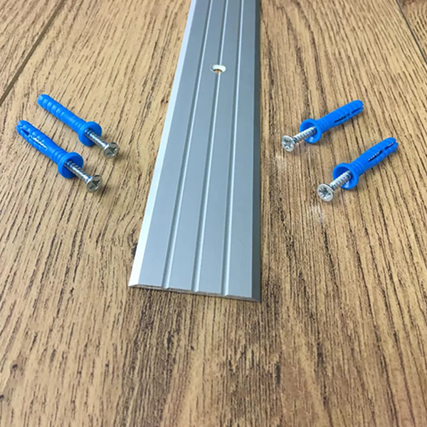 Screw Fix Aluminium Rail Drilled Robust For Doorways & Room Entryways