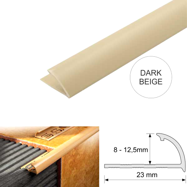 Round Edge PVC Tile Trims Quadrant Tile
