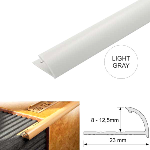 Round Edge PVC Tile Trims Quadrant Tile