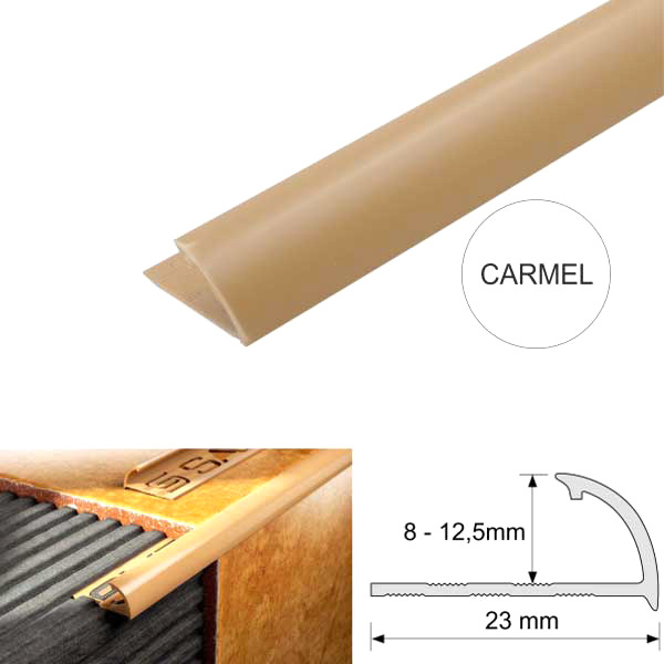 Round Edge PVC Tile Trims Quadrant Tile
