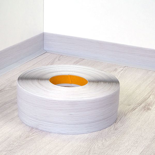 Self Adhesive PVC Flexible Skirting Board For All type of Walls & Surface 5m Long