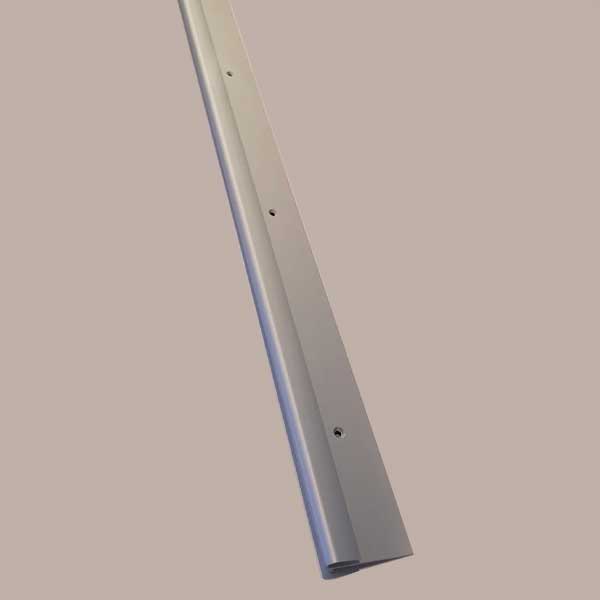 Silver Step Floor Stair Nosing Edge Trim - 14 to 16mm Flooring