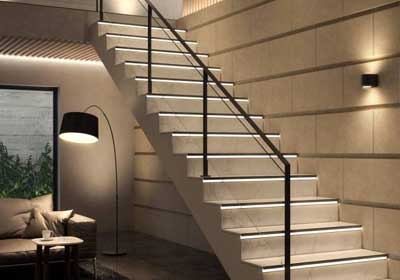 Durable Slip-Resistant Stair Nosing