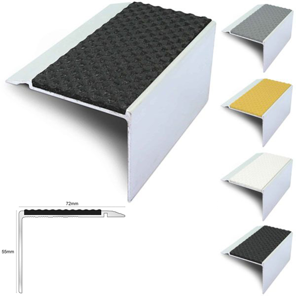 Tredsafe Non Slip Stair Nosing 72 x 55 mm 