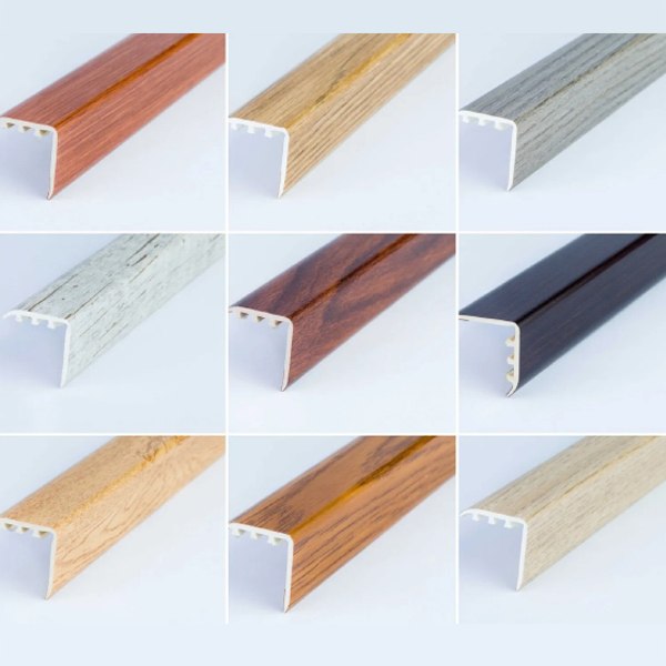 UPVC Wood Effect Stair Edging Nosing Trim - 30mm x 30mm 