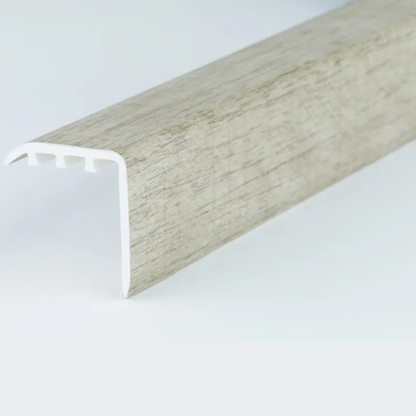 UPVC Wood Effect Stair Edging Nosing Trim - 30mm x 30mm 